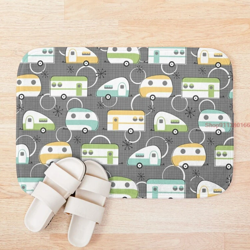 Коврик счастливые туристы антискользящее покрытие Ванная комната стопы