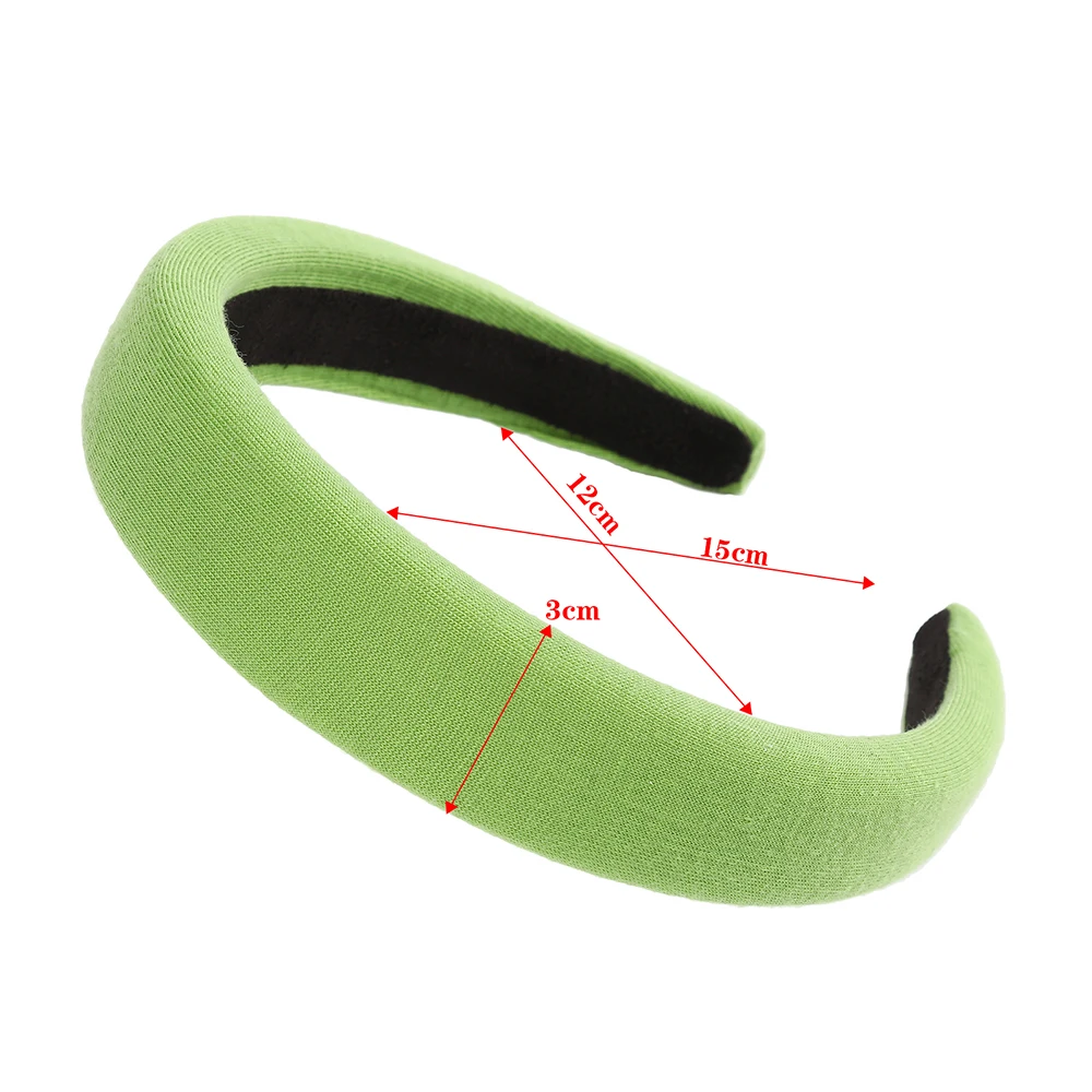 Женский обруч для волос AWAYTR однотонный карамельного цвета с подкладкой