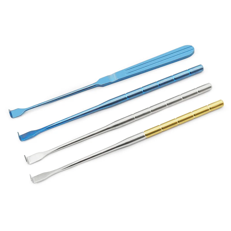 

Cosmetic surgery Armpits curet Armpits rake flat handle Body odor spatula single head heart type round handle