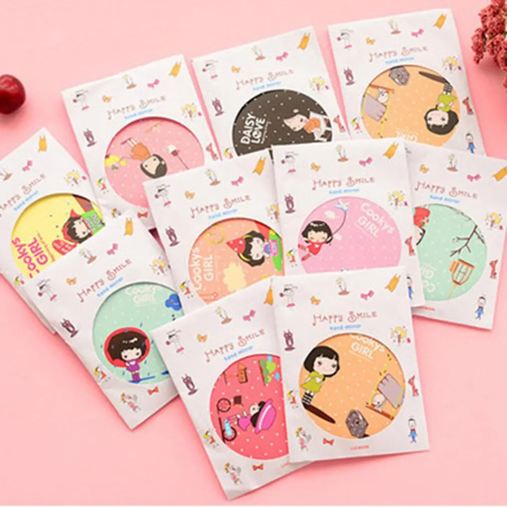 Компактное мини-зеркало объемное круглое зеркало для макияжа кошелька отличный