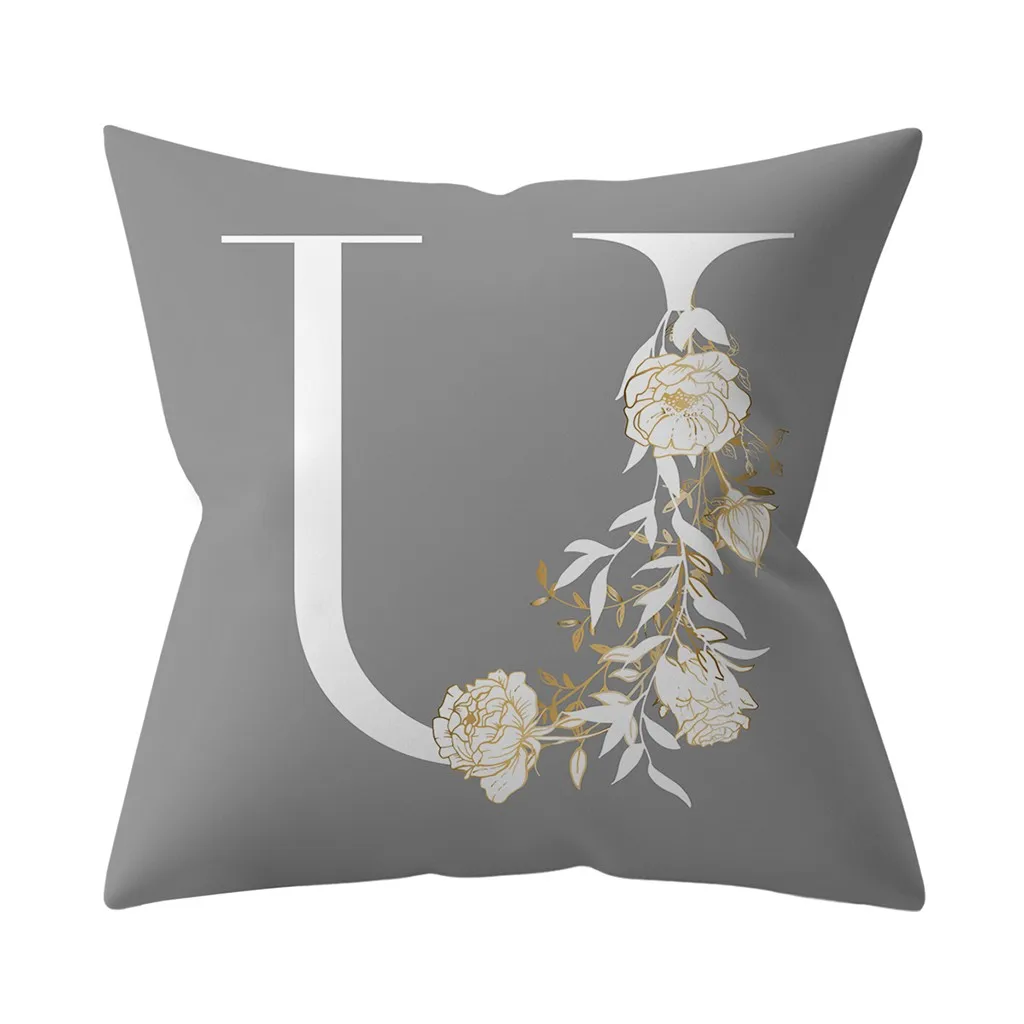 45x45 см декоративная подушка для детской комнаты с буквами Английский алфавит