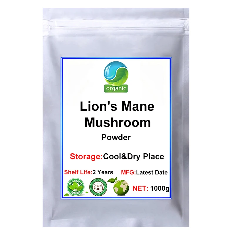 

Lion's Mane Mushroom Powder Potent Nootropic Helps Enhance Mood Stimulate The Brain