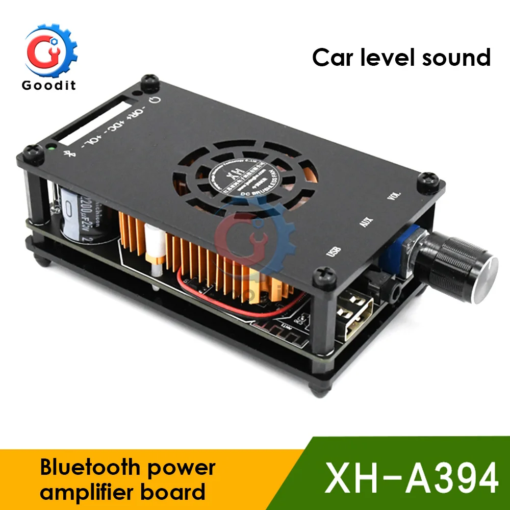 Настольная цифровая плата усилителя мощности Bluetooth 2*50 Вт усилитель колонки с