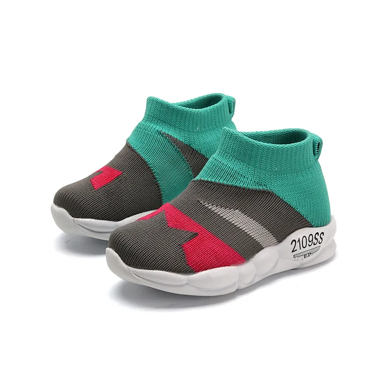 

Skoex Kids Fashion Sneakers 2020 New Children Flat Sport Shoes Infant Baby Girls Boys Slip-on Stretch Mesh Casual Run Sneakers