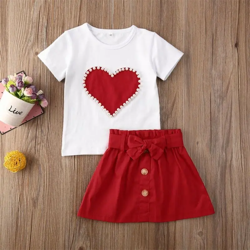 Emmababy для детей ясельного возраста маленьких девочек футболка с короткими