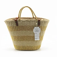 2021 new female summer handmade woven shoulder bags ladies shopping purse beach bags handbags women straw bucket bag