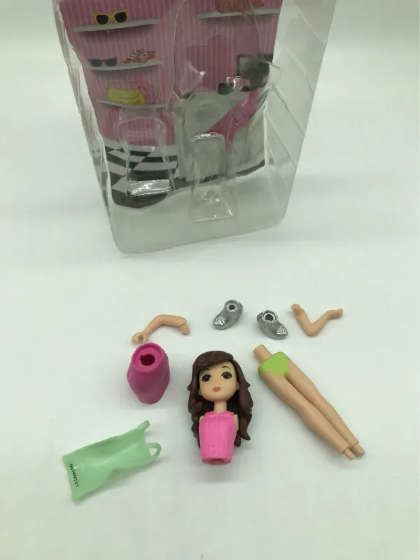 Модная миниатюрная кукла-помощник магазина игрушечный домик для девочек кукла