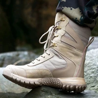 high tactical boots men shoes beige outdoor hunting boots mountain shoes man desert combat military boots black