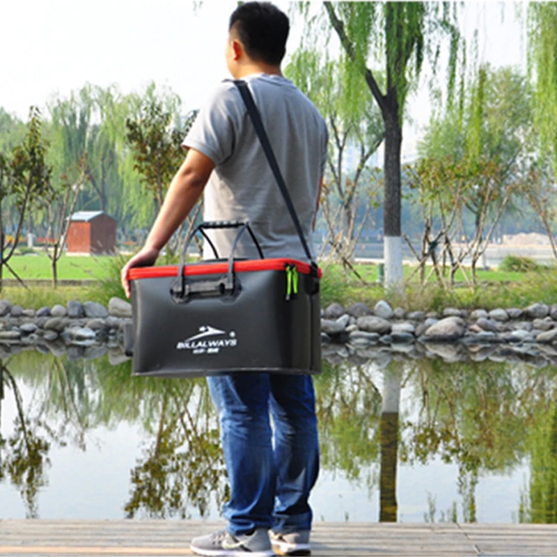Высококачественное складное рыболовное ведро портативная Рыболовная Сумка EVA с