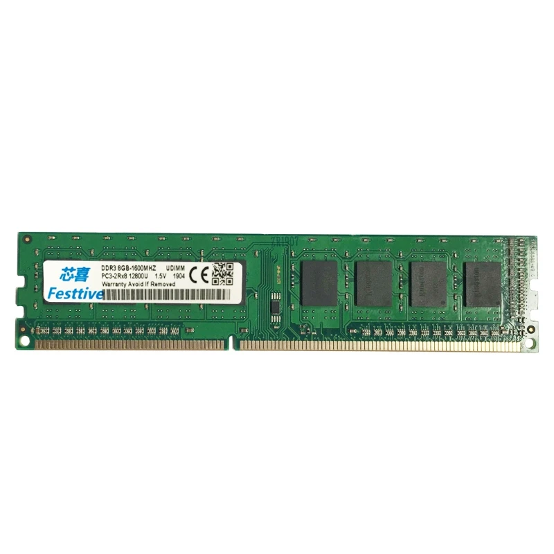 Festtive компьютер ram DDR3 память ddr для Intel и AMD совместимая компьютерная карта памяти