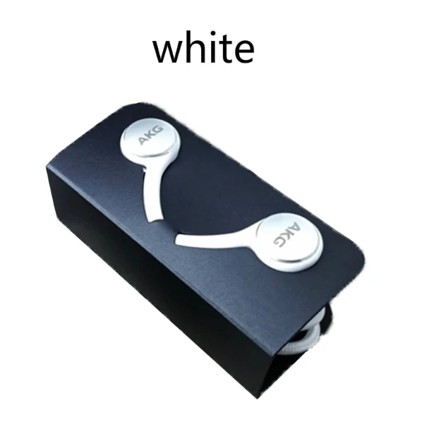 white no box Наушники AKG EO-IG955, 3,5 мм, наушники-вкладыши, проводной микрофон, гарнитура для xiaomi huawei, samsung Galaxy S10 10+ S9 S9+ S8 S8+, смартфон - Цвет: white no box