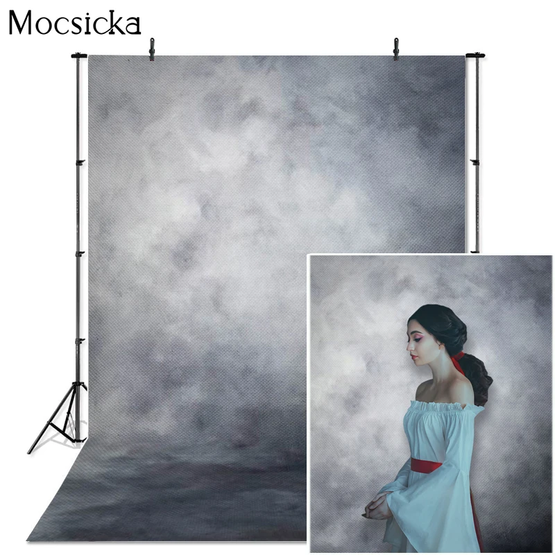 Mocsicka абстрактная текстура Ретро серый фон для фотосъемки Новорожденный ребенок