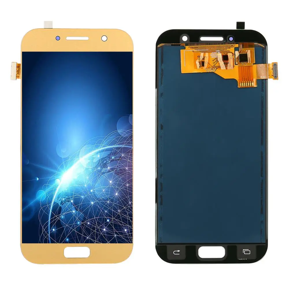5 2 ''для SAMSUNG GALAXY A5 2017 A520 SM A520F 100% протестированный рабочий ЖК дисплей + сенсорный