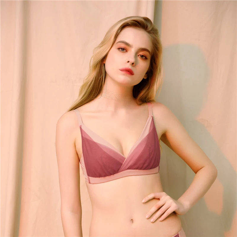 Женский комплект с бюстгальтером пуш ап нижнее белье для девушек сексуальное