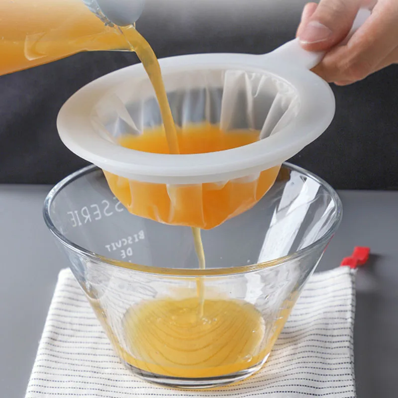 Кухонное сверхтонкое Сетчатое сито кухонная нейлоновая сетчатая ложка-фильтр