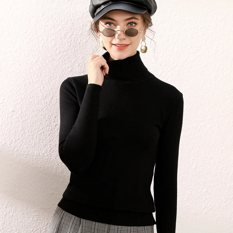 Свитер женский осенне-зимний вязаный с длинным рукавом 15 цветов | Женская одежда