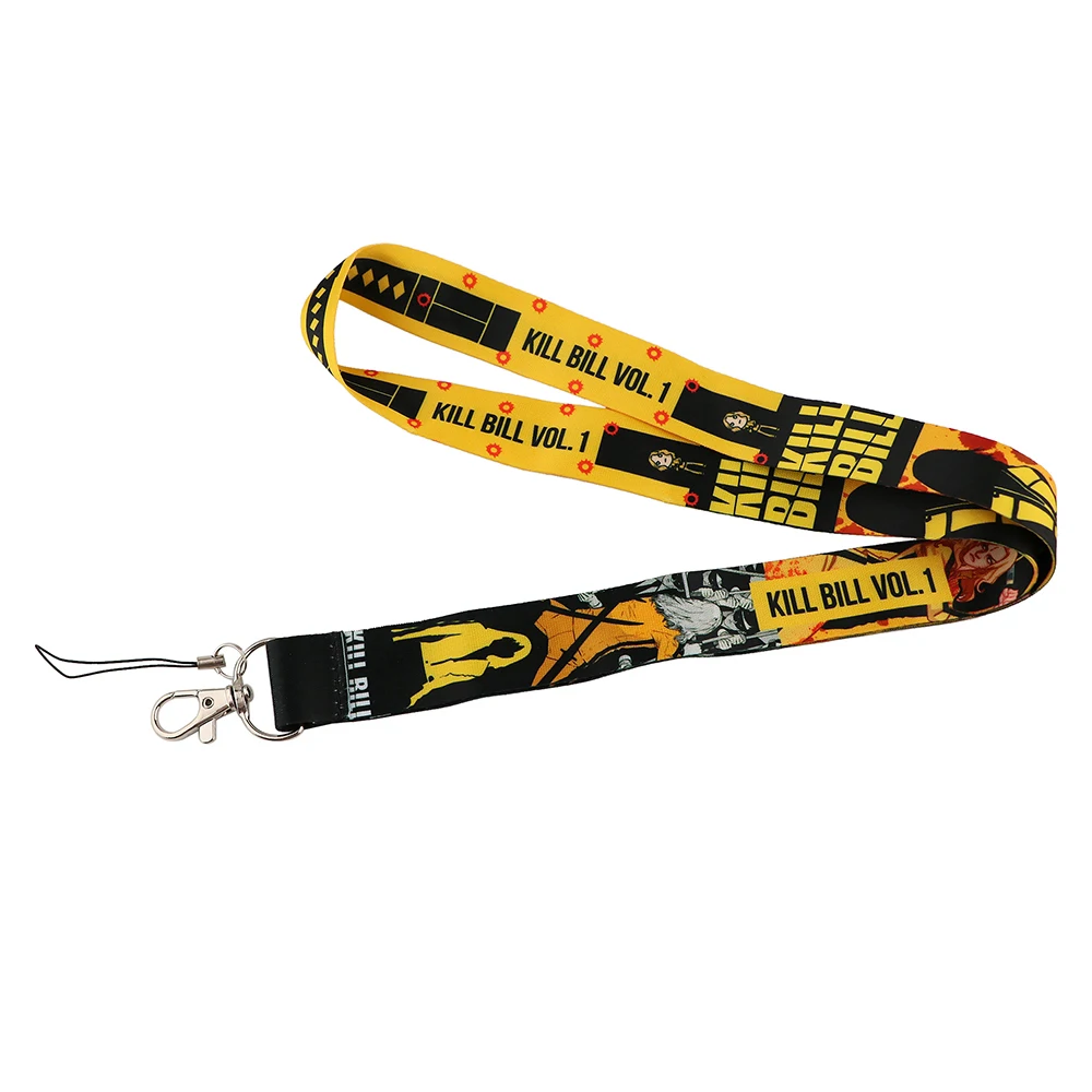 

JF0253 Classic Movie Neck Lanyard keychain Cell Phone Strap ID Badge Holder Rope Keychain Keyring Movie Accessories Gifts