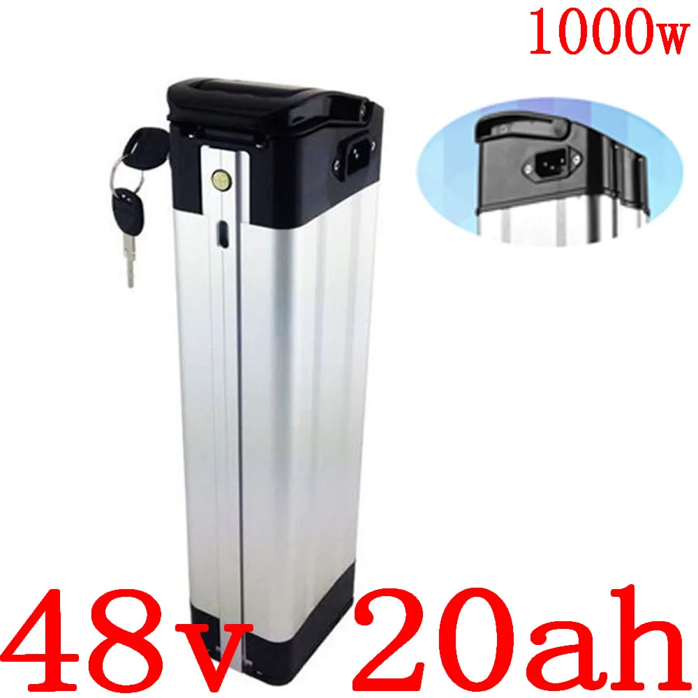 48V 20AH литий Батарея 8AH 10AH 12AH 13AH 15AH 18AH 21AH Электрический велосипед 500W 750W 1000W фара для