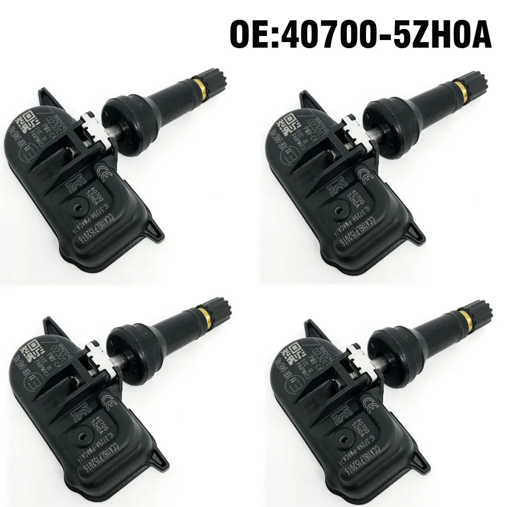 Датчик контроля давления в шинах автомобиля, 4 шт., TPMS 433 МГц для Nissan Micra K13, Nissan патруль VI 40700-5ZH0A PMV-CA74 40700-3HN0B