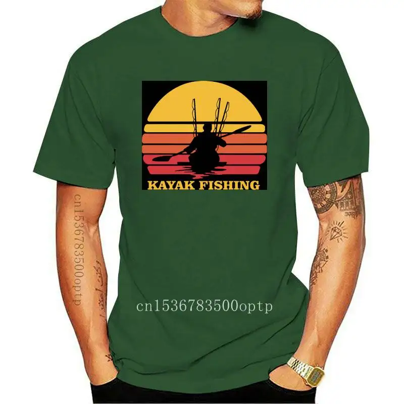 

Kayak Fishing T Shirts Summer Short Sleeve Cotton Fisher Fishing T-Shirt Hipster Ofertas O Neck Casual Tshirt Gift Idea Tops