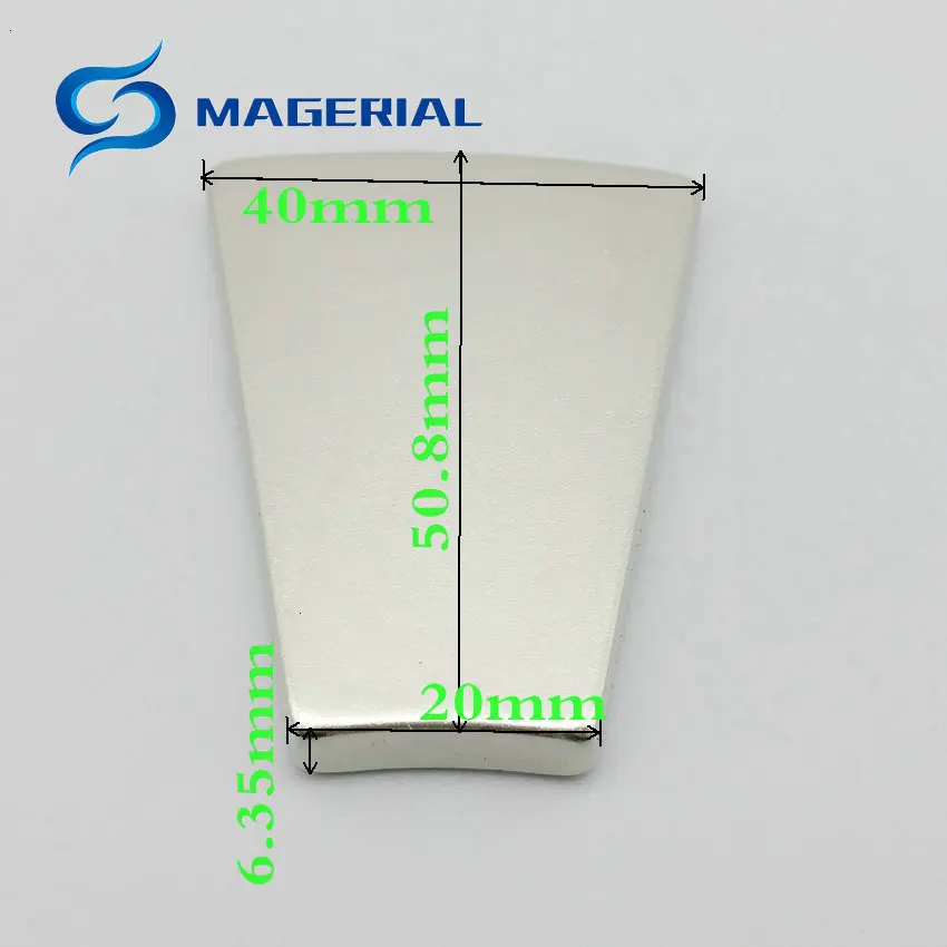 8 шт. NdFeB дуги OR101.6* IR50.8* x22.5deg. X6.35 мм неодимовые магниты R"* r2"* 22,5*0,2" покрытые намагниченным генератором ветряные турбины