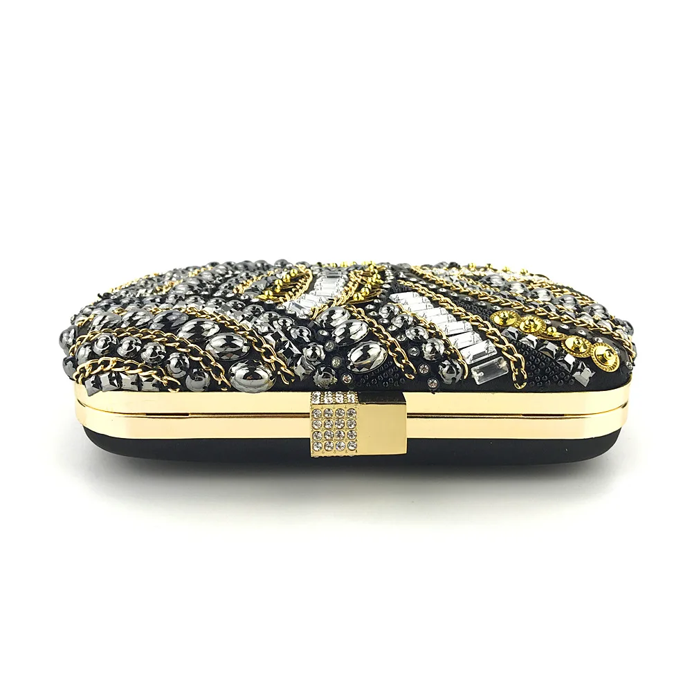 Необычные Бисероплетение Дизайн Роскошный кошелек клатчи цепи сумки