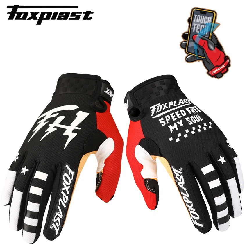 FOXPLAST Air DH MX GP BMX MTB Motorcycle Motocross Gloves Off Road Racing Pro Downhill Sport Bike Bicycle Cycling Riding | Спорт и
