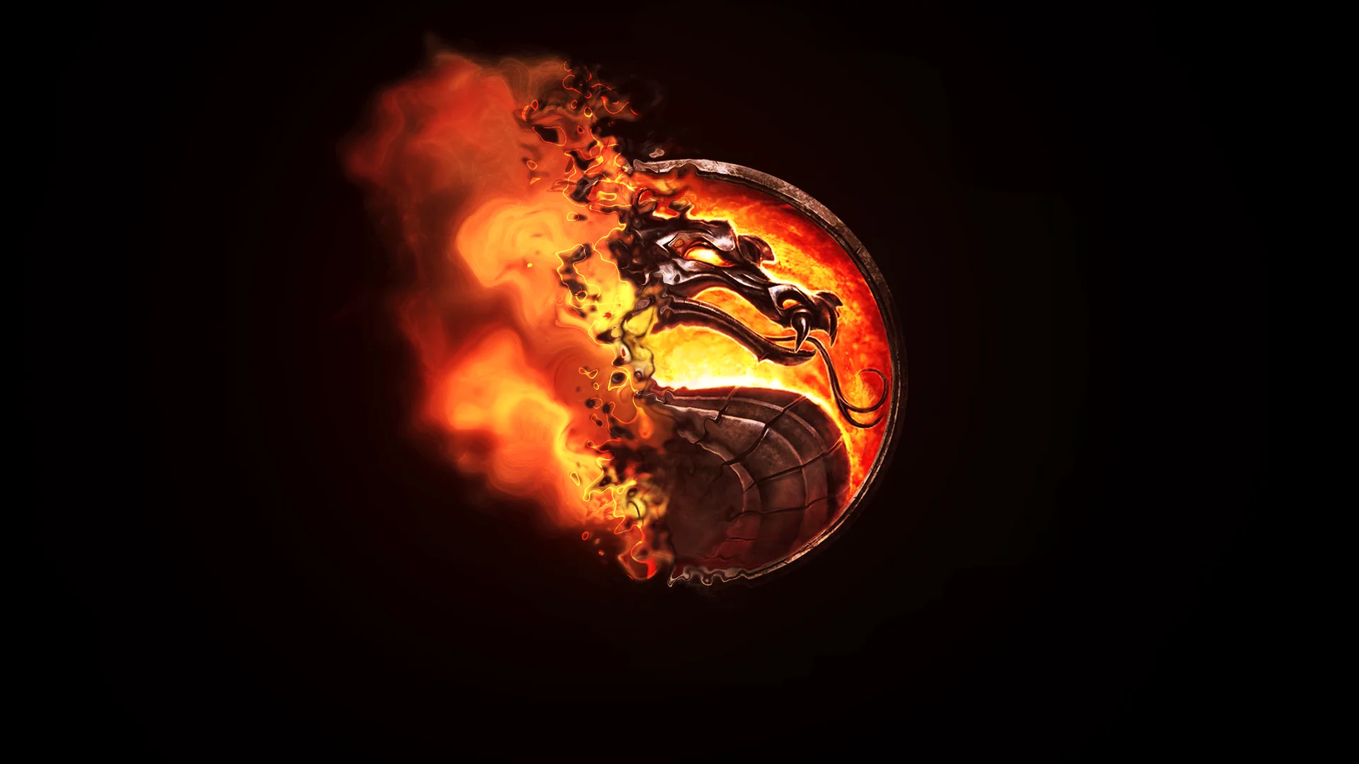 5 стилей, высокое качество, ожерелье с драконом Mortal Kombat, серебряная бронзовая металлическая подвеска "движение", ожерелье