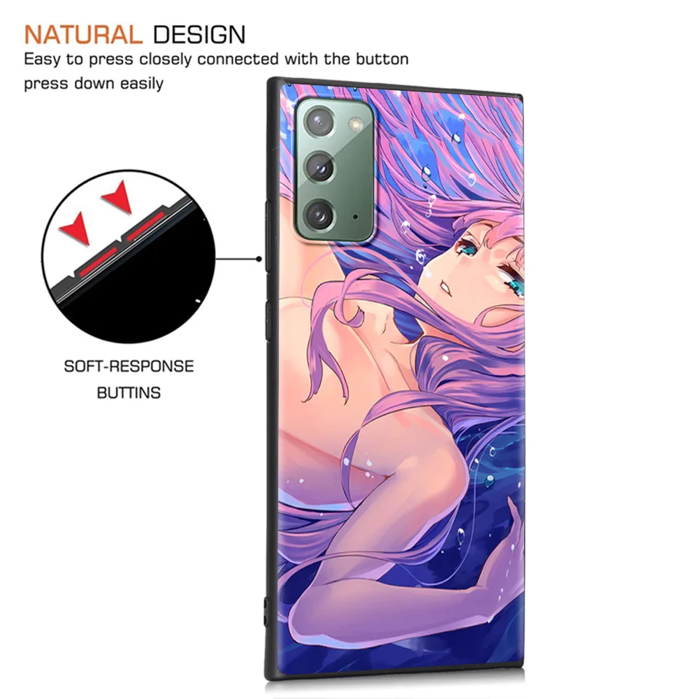 

Phone Case For Samsung Galaxy Note 20 10 Plus Lite Ultra Soft shell for SAMSUNG GALAXY 9 8 Silicon Anime Darling In The Franxx
