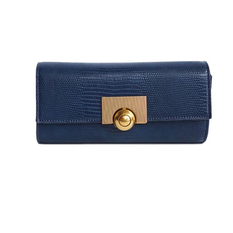 

Fashion Lizard Pattern Underarm Bag Envelope Chain Single Shoulder Messenger Small Pack Solid Color Women Phone Package D429