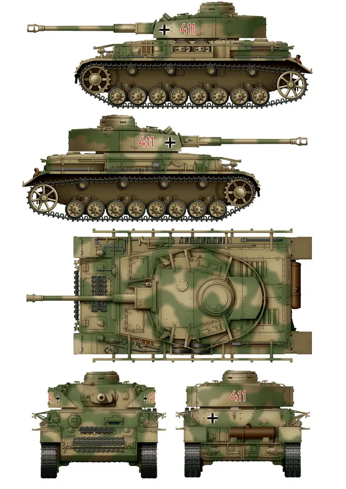 [Border] BT-001 1:35 Pz.Kpfw.IV Ausf.G 2 в 1 | Игрушки и хобби