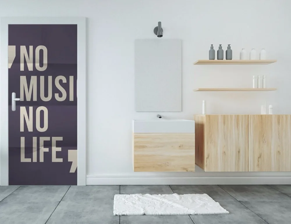 Настенная 3d наклейка нет музыки жизни|wall deco|wall muraldecal wall |