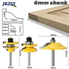 6 мм хвостовик рельса  Stile фрезы, соответствующие стандарту Ogee, дверные фрезы, деревообрабатывающий инструмент, тенон, резак для дерева, столярные инструменты
