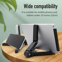 universal foldable phone tablet stand holder adjustable desktop mount stand tripod table desk support for iphone ipad mini air