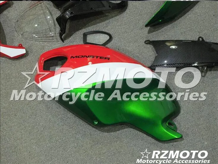 Новый комплект обтекателей для мотоцикла из АБС-пластика Ducati 696 795 796 1100 магазин