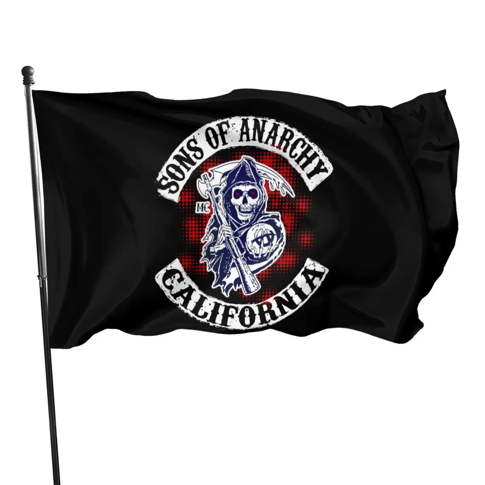 

Sons Of Anarchy Creative Flags Anarchy Indoor Outdoor Flag For Decoration 120x180cm 90x150cm