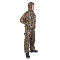 3d leaves hunting clothes bionic ghillie suits sports secretive hunting birdwatch airsoft camouflage clothing jacket and pants