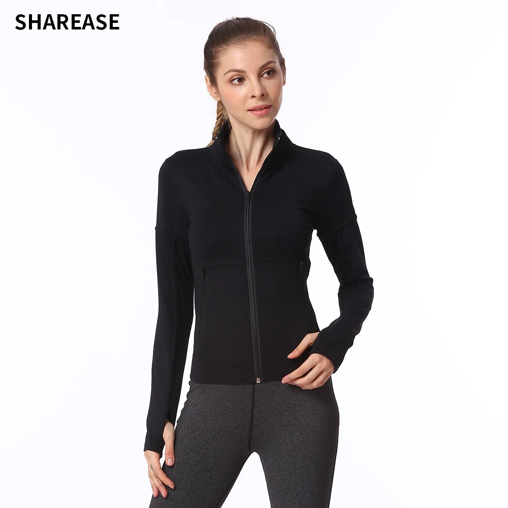 

Рубашка для йоги, женские рубашки с длинным рукавом, зимняя спортивная одежда, эластичные топы для тренировок, дышащая одежда для фитнеса, С...