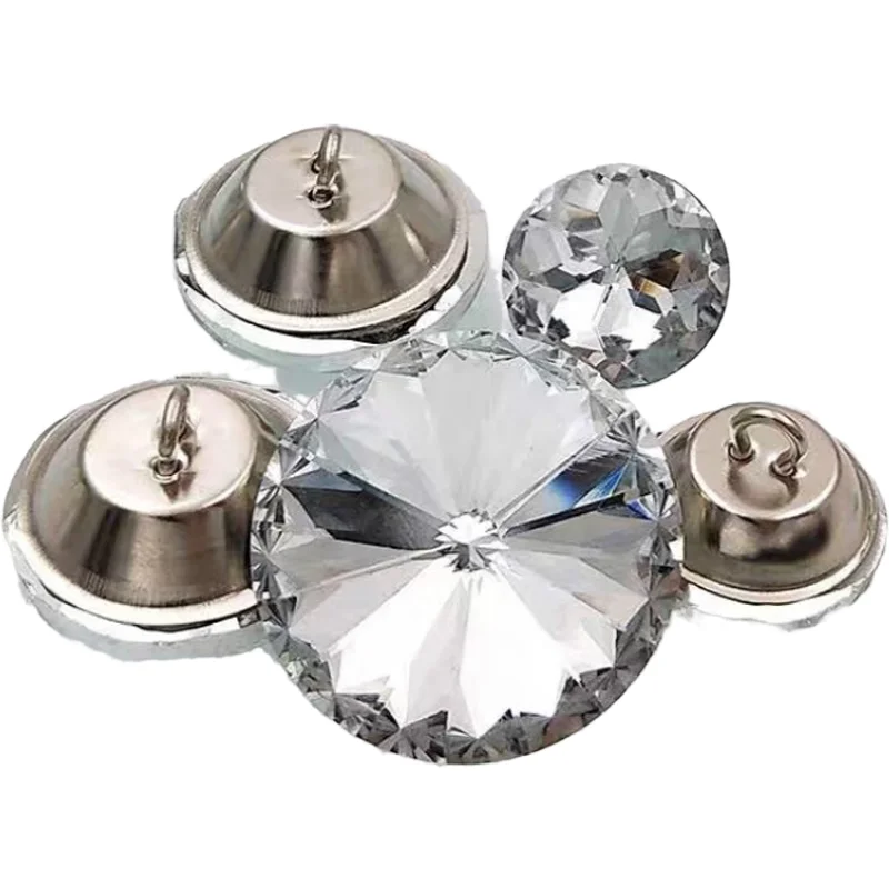 50 шт./лот Стразы хрустальные пуговицы для шитья дивана DIY Алмазная обивка