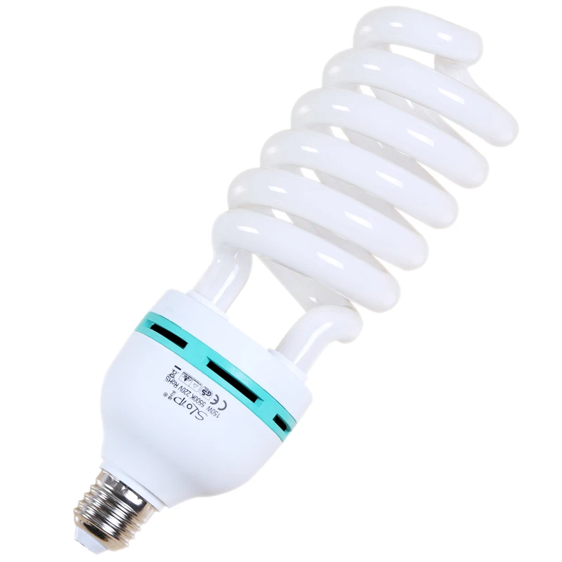 Фотографический светильник ing Lampada E27 110V 220V 150W 5500K светодиодный лампа спиральная