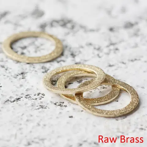 Необработанное латунное кольцо для бижутерии Stardust - Link 16 мм