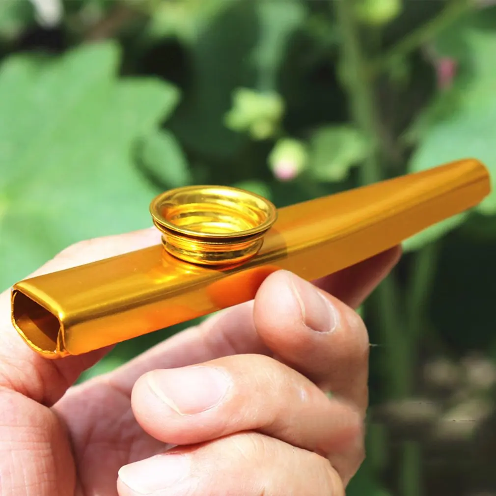 Металлические музыкальные инструменты Kazoos с диафрагмой хороший компаньон для