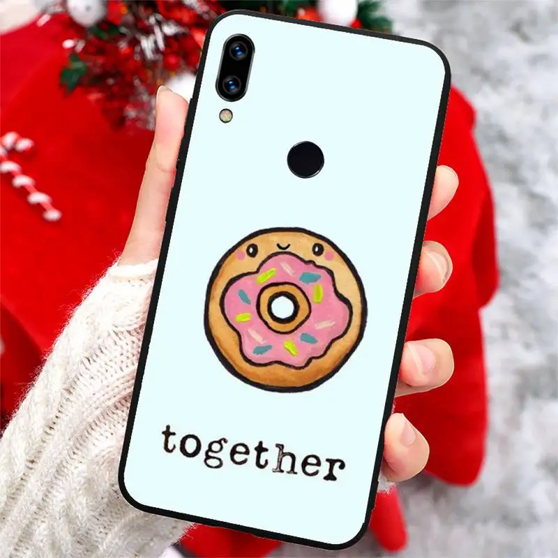 

Milk Biscuits Couple best friend Phone Case For Xiaomi Redmi note 7 8 9 t max3 s 10 pro lite coque shell cover funda