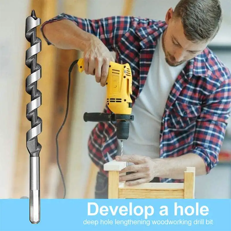 23/46 см 6 шт. удлиненный столярное сверло фасонно Поддержка Шестигранная ручка