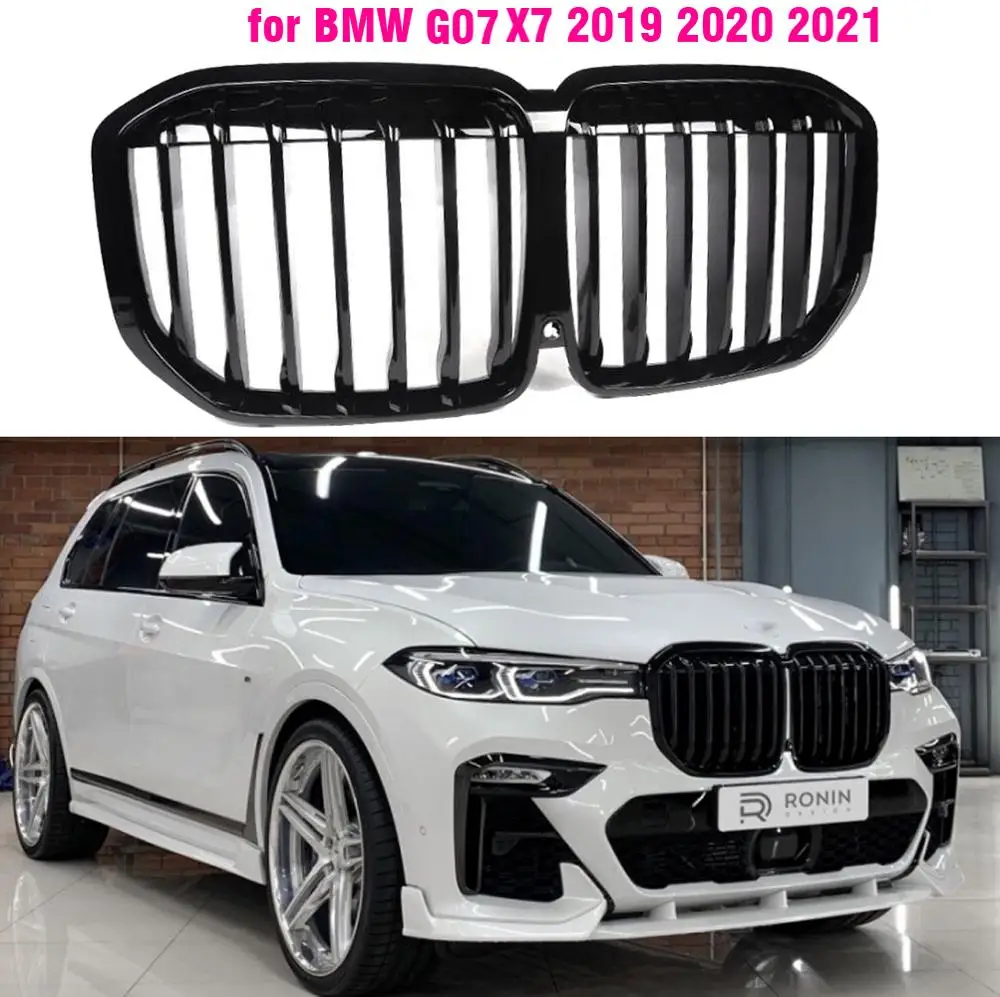 

Решетки для переднего бампера BMW X7 G07 2019 2020 2021 xDrive30d M Sport xDrive40i xDrive50i Sport styling