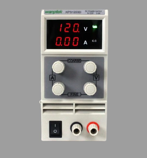 KPS1203D Adjustable Mini Switch DC Power Supply Output 0-120V 0-3A AC110-220V enlarge