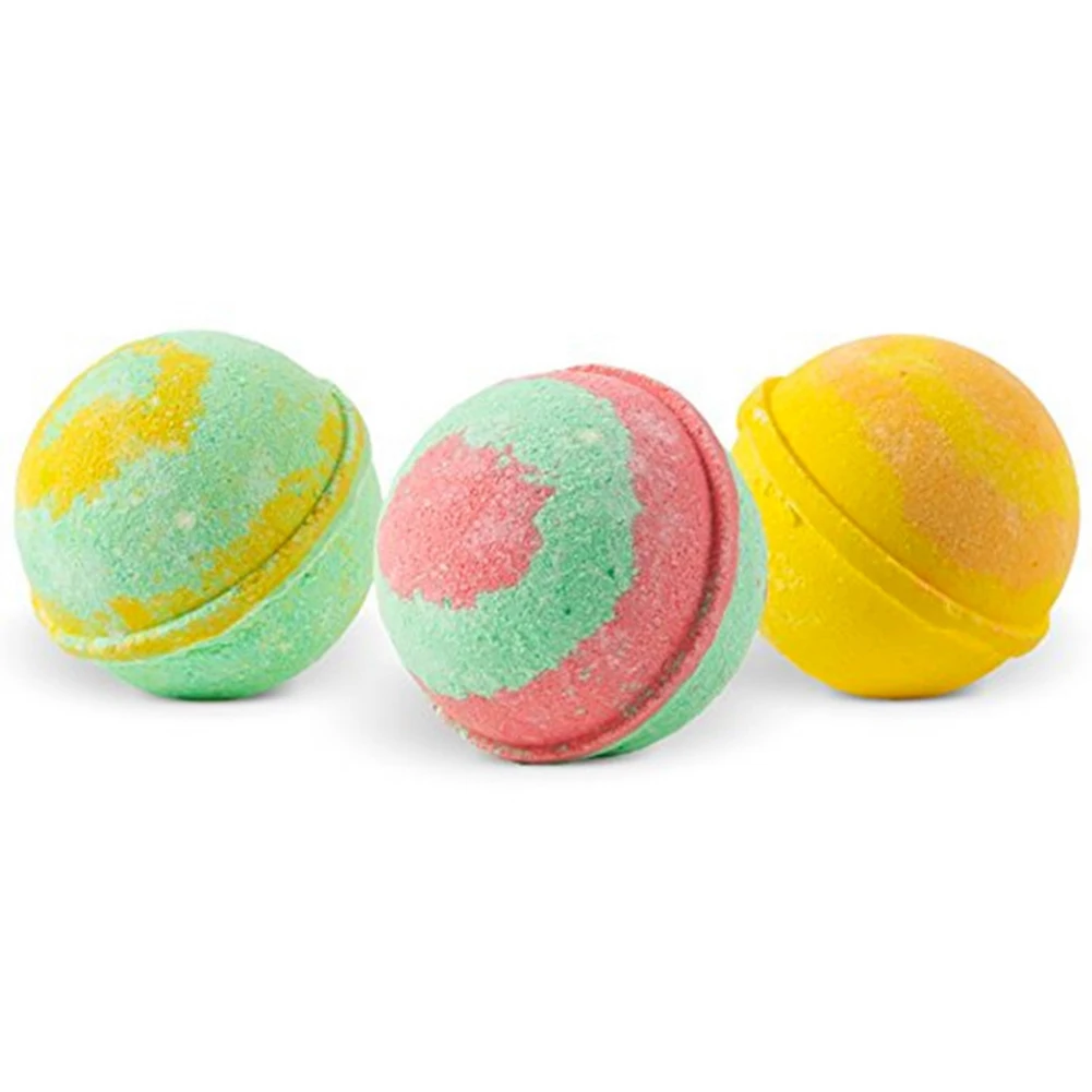 12Pcs Aromatic Shower Salt Ball Body Cleaner Bath Bombs Bubble Stress Relief Moisturizing Exfoliating Skin Care |
