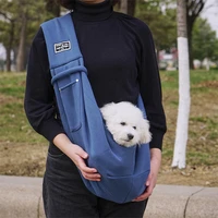 outdoor pet bag dog carrier cat slings handbag pouch small dogs single shoulder bags snacks puppy front mesh oxford bolsa perros