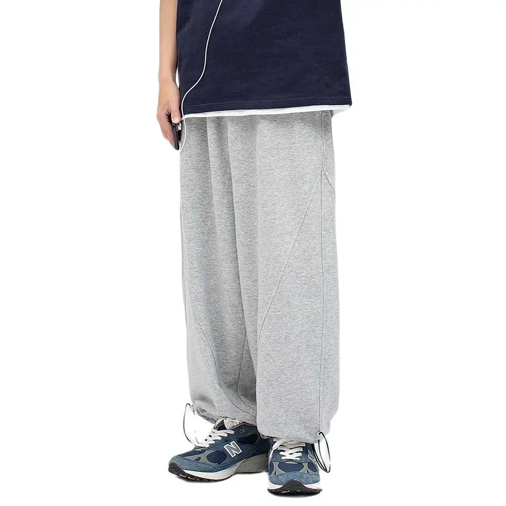 

Японские Ретро спортивные брюки, мужские повседневные Свободные мешковатые спортивные брюки, шаровары в стиле хип-хоп, брюки, уличная одежд...