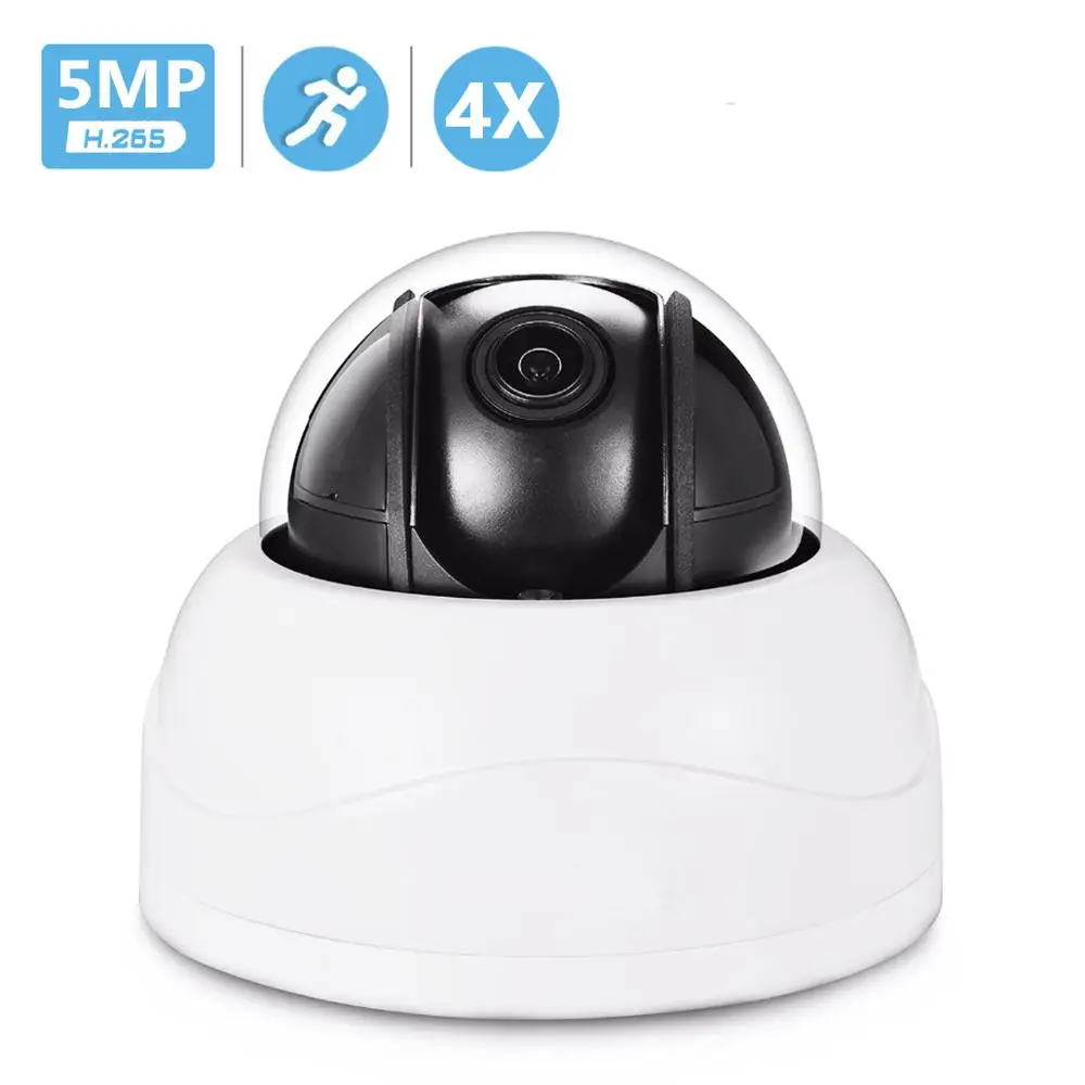 BESDER 2MP 4MP 5MP PTZ Ip CCTV камера безопасности DC 12V POE48V мини панорамирование/наклон/зум 4X